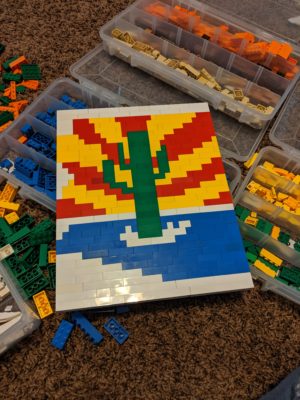 Lego Arizona Flag